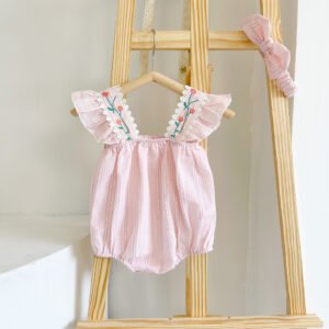 Baby One-Piece Sleeveless Romper – Comfortable & Stylish Outfit for Baby Girls & Boys