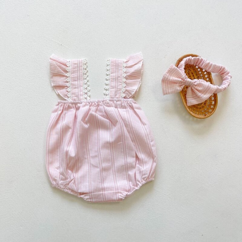 Baby One-Piece Sleeveless Romper – Comfortable & Stylish Outfit for Baby Girls & Boys