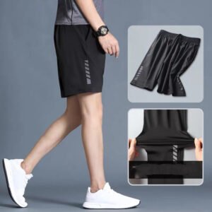 Summer Loose Exercise Fitness Shorts - Comfortable and Breathable Activewear for Men