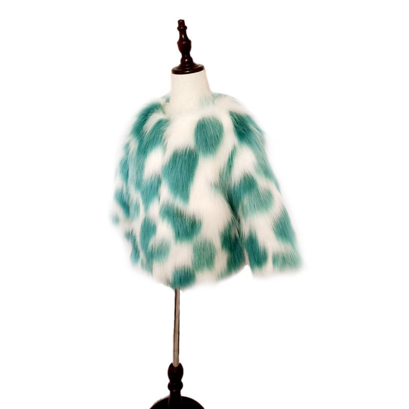 Children's Warm Wool Faux Fur Cotton Jacket – Cozy & Stylish Winter Coat for Kids