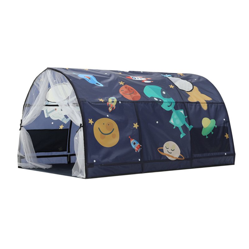 Indoor Blue Space Bed - Baby Toy Small Tent for Fun & Cozy Playtime
