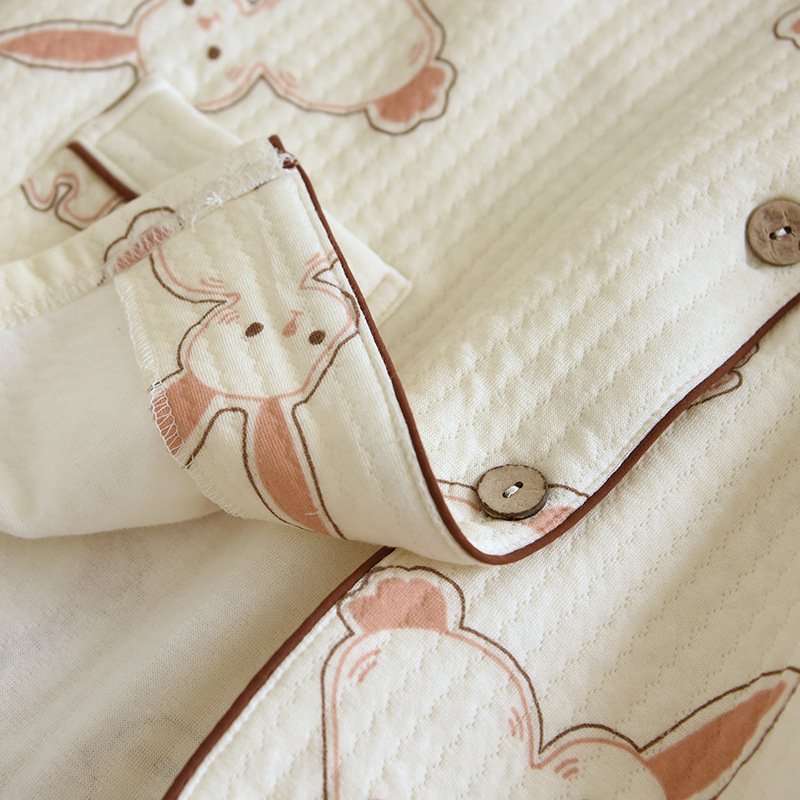 Thickened Maternity Pajamas Two-Piece Set - Comfortable Nursing Clothing