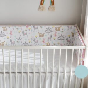 Baby Bed Fence Anti-Collision Block - Soft Cloth Bed Safety Barrier