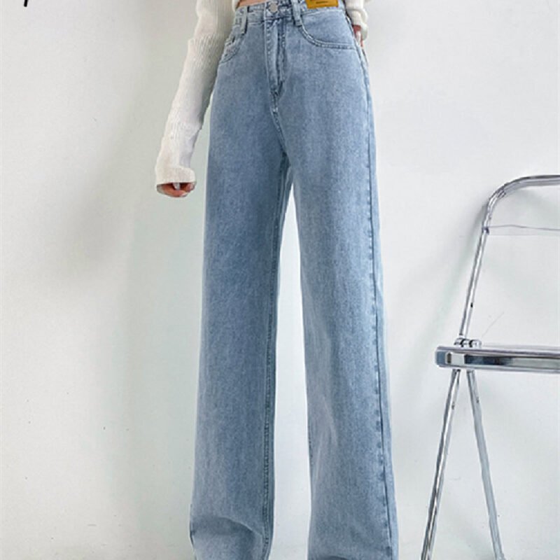 Women's High Waist Pants- High Waist Loose Draping Pants for a Comfortable Fit