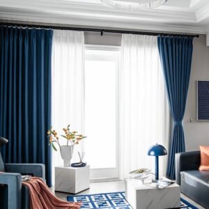 Thicken Shading & Sound-Absorbing Full-Cloth Soundproof Curtains for Bedroom – Super-Strong Window Treatment