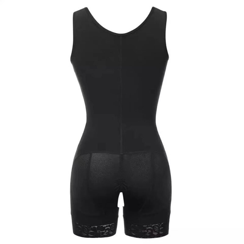 Mesh Long-Breasted Lace Shape Bodysuit – Elegant & Shaping Fit for Women"