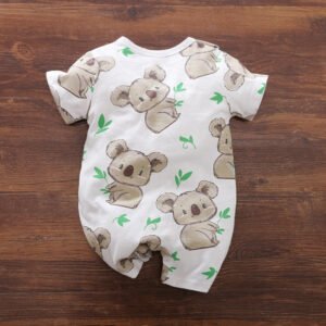 Short Sleeve Cartoon Jumpsuit – Fun & Comfortable Children's Clothing