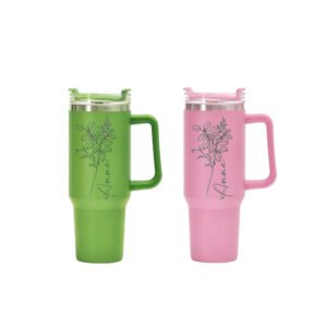 POD 40oz Car Cup Handle Thermos Cup | Customizable Travel Mug