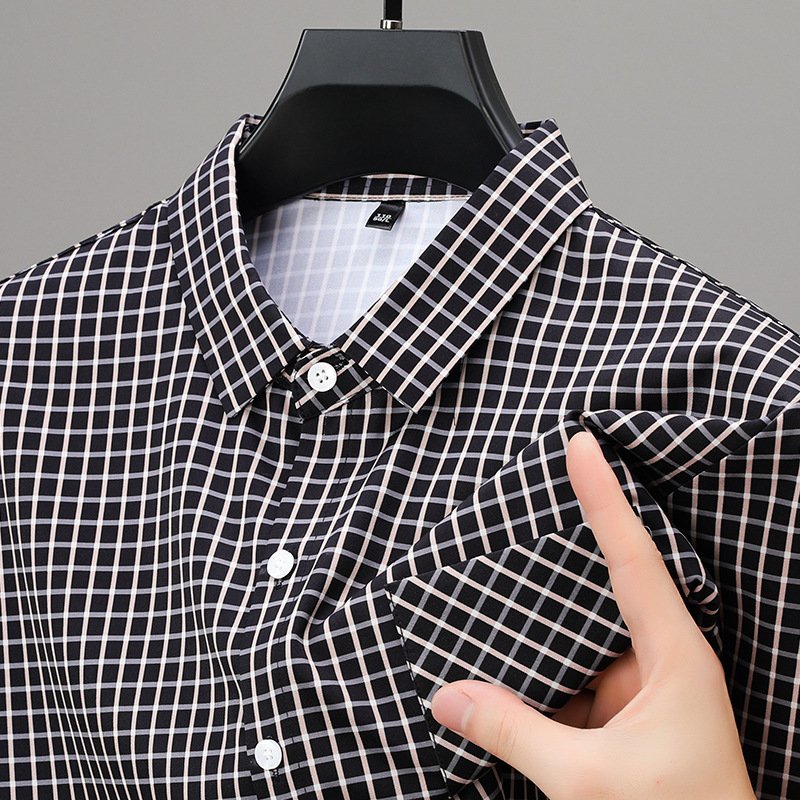 Long Sleeve Plaid Shirt for Men - Stylish and Comfortable Checkered Shirt