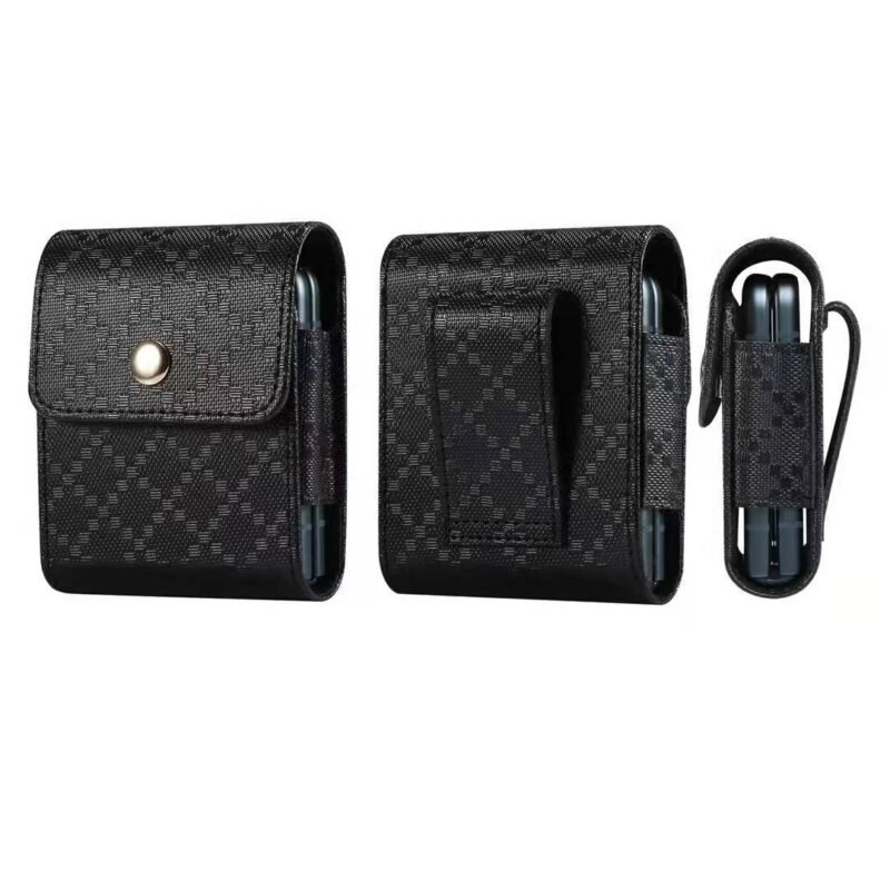 Vertical Multifunctional Folding Mobile Phone Holster - Hanging Waist Bag for Convenience