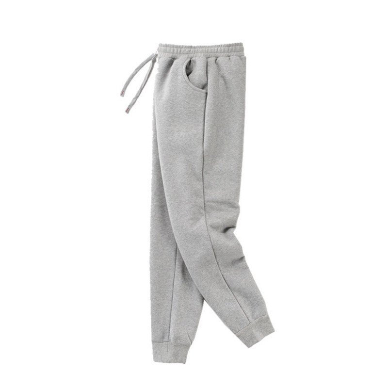 Cotton Minimalist Sports Embroidered Loose Fitting Outdoor Trousers – Breathable & Stylish