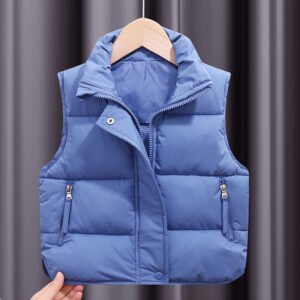 Children’s Loose Down Cotton Vest | Warm & Comfortable Unisex Outerwear