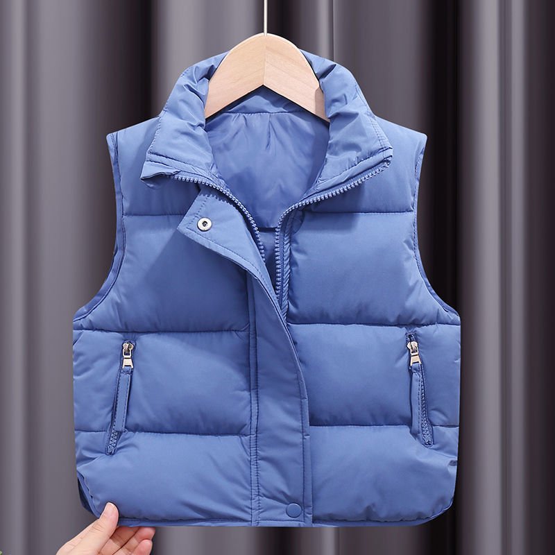 Children’s Loose Down Cotton Vest | Warm & Comfortable Unisex Outerwear