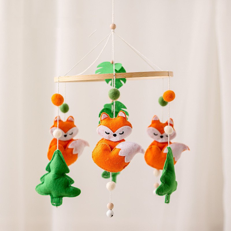 Plush Cloud Handmade Baby Bed Bell - Soft & Soothing Crib Toy for Babies