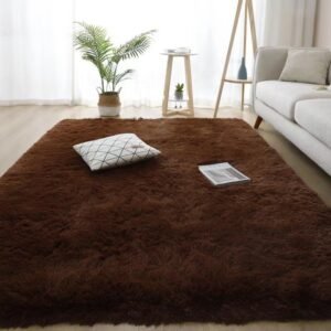 Silk Hair Tie-Dyed Carpet – Plush Living Room, Bedroom & Household Decor