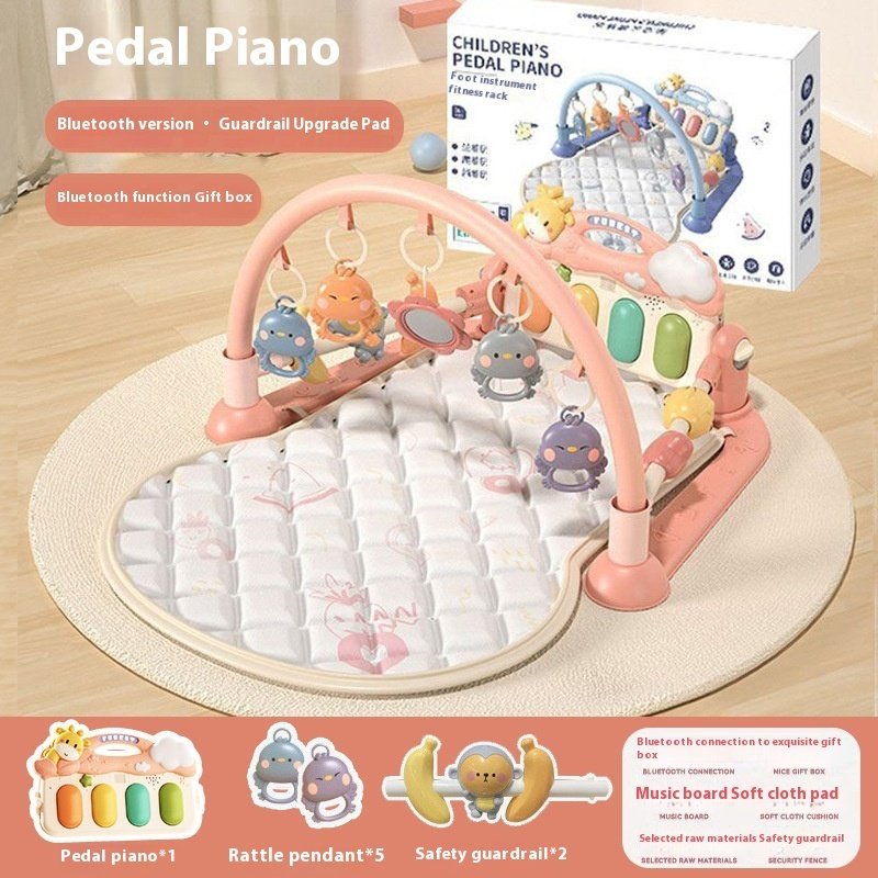 Baby Gymnastic Rack Harmonium - Multifunctional Bed Bell for Play & Learning