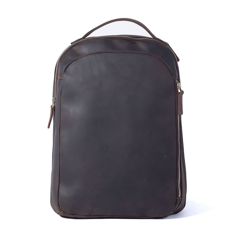 New Vintage Backpack - First Layer Cowhide, Simple & Fashionable