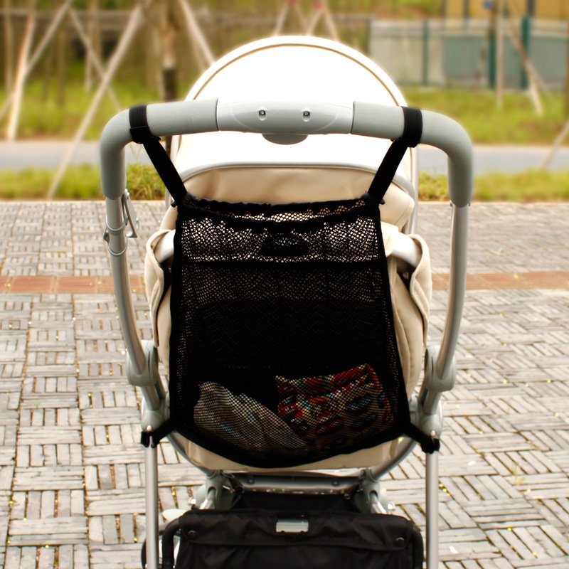 Summer Stroller Net Bag - Lightweight & Breathable Storage for Your Baby