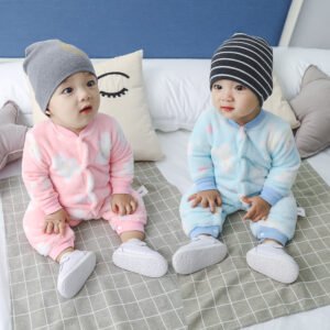 Baby Onesies Long Sleeve Romper – Soft & Comfortable Infant One-Piece Outfit
