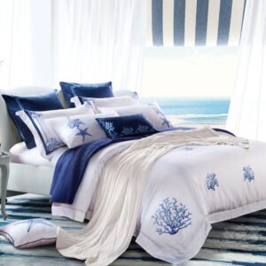 Simple Nordic Style Four-Piece Bedding Set – Solid Color Quilt Cover & Sheet Set