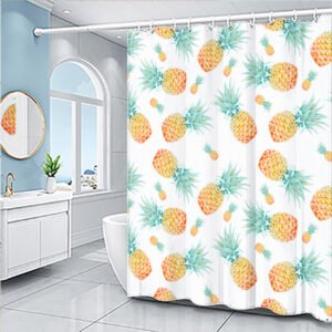 Cartoon Fruit Series Shower Curtain Set – Fun & Colorful Bathroom Decor