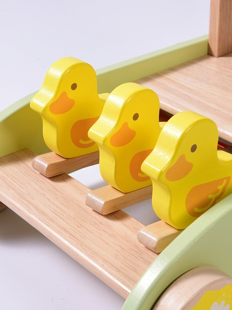 Children's Walkers - Anti-Baby Step-Aid, Anti-Rollover Wooden Push Stroller for 1-Year-Olds