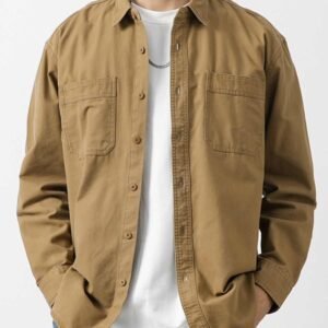 Pure Cotton Men's Retro Casual Shirt – Comfortable and Stylish