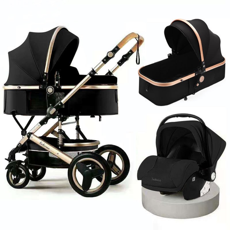 Lightweight Baby Stroller with High View – Adjustable Sit & Lie Down Position