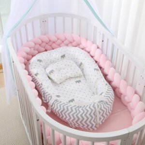 Foldable & Washable Portable Anti-Pressure Baby Bed - Bionic In-Bed Sleeper