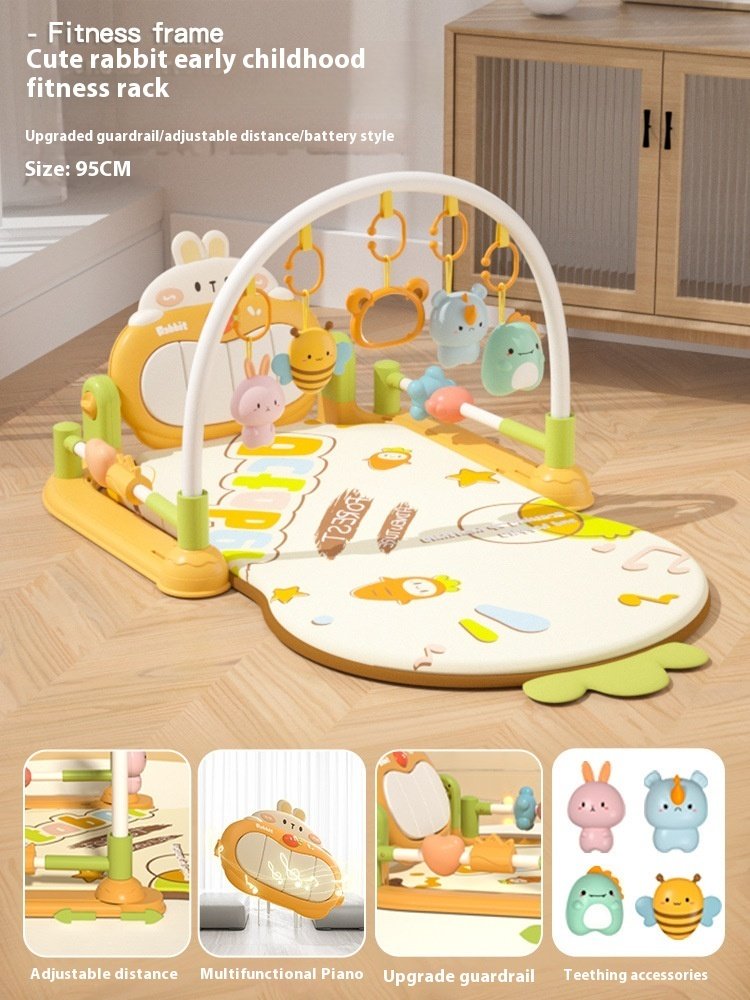 Baby Gymnastic Rack Harmonium - Multifunctional Bed Bell for Play & Learning