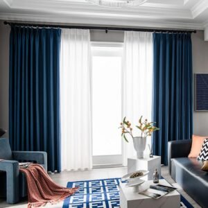 Thicken Shading & Sound-Absorbing Full-Cloth Soundproof Curtains for Bedroom – Super-Strong Window Treatment