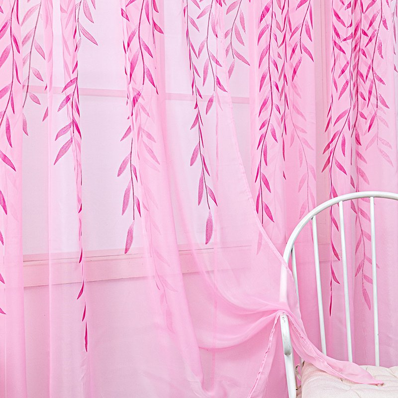 Inverted Willow Wicker Offset Printing Curtains – Stylish Window Screens for Living Room & Balcony