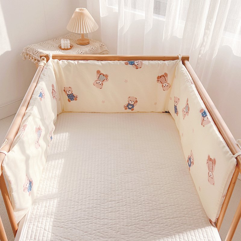 Single-Piece Bed Fence - Anti-Collision Baby Bed Protector for Safety