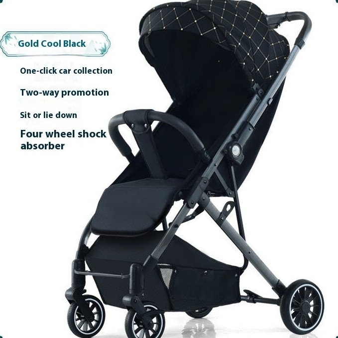Pull Rod Type Summer Ultra-Light Stroller - Compact & Convenient for Travel