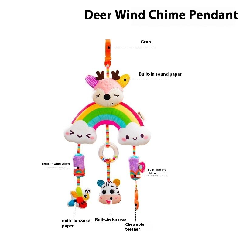 Pacify Baby Stroller Wind Chimes Pendant Toy - Soothing Hanging Toy for Infants