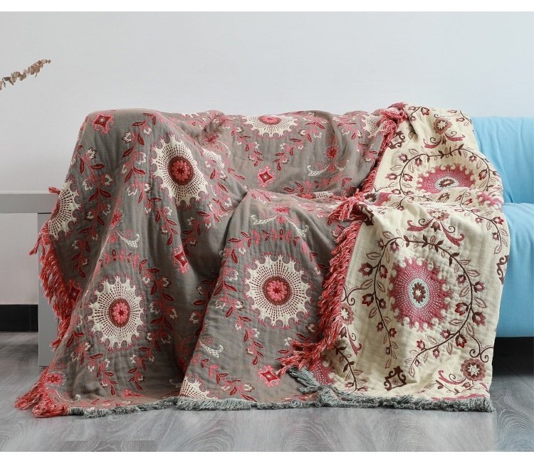 Cotton Yarn Sofa Cover Towel – Multifunctional Nordic Simple Home Decor