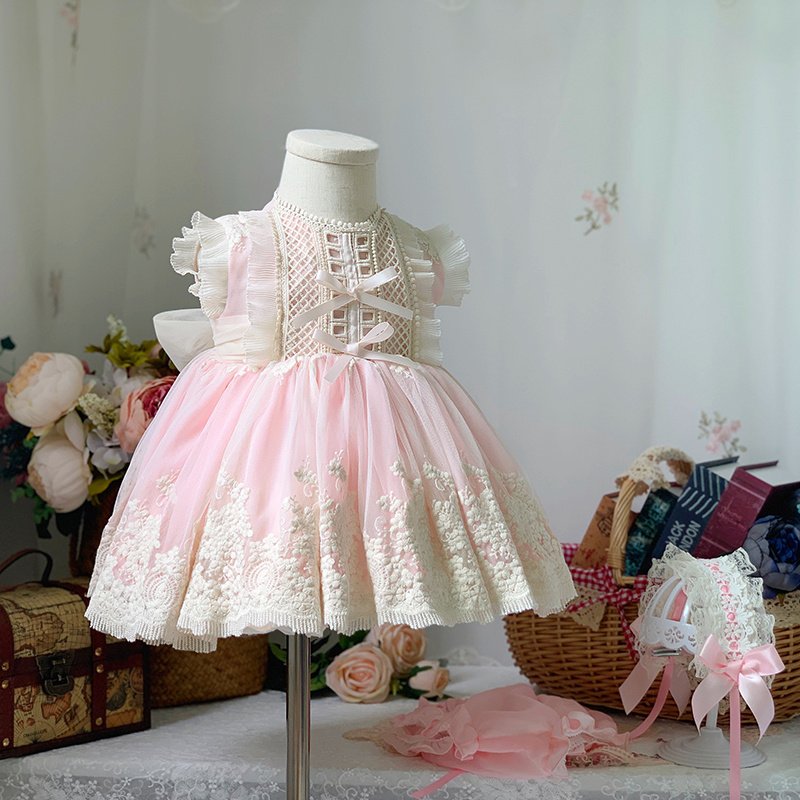 Spanish Girl Lace Princess Dress – Elegant and Stylish Dress for Little Girls