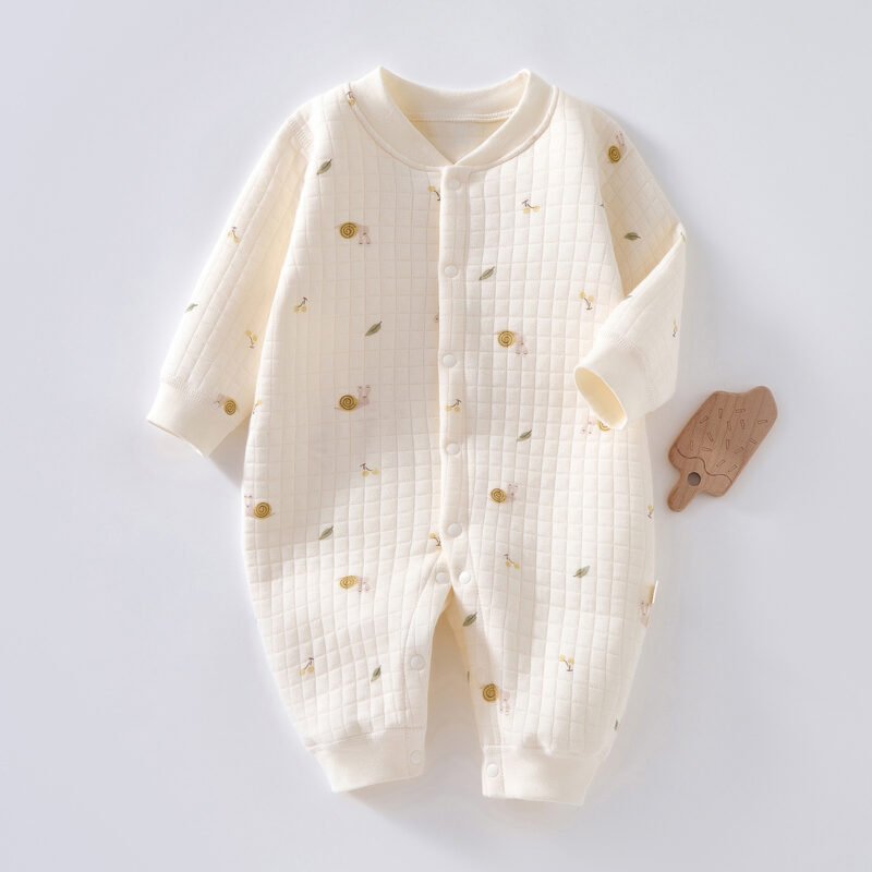 Baby Jumpsuit – Autumn & Winter Quilted Clothes for Warmth and Comfort