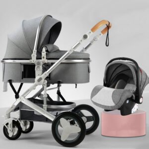 Lightweight Baby Stroller with High View – Adjustable Sit & Lie Down Position
