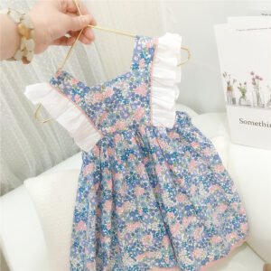 Baby Summer New Girl Short-Sleeved Dress – Cute and Comfortable Dress for Warm Weather