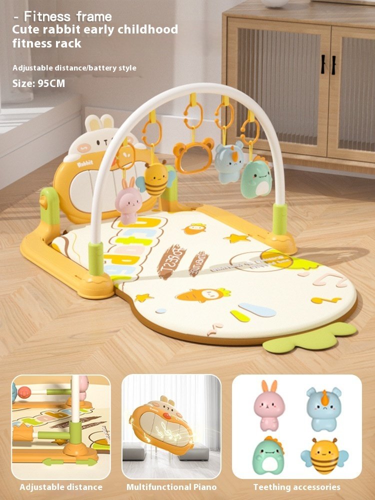 Baby Gymnastic Rack Harmonium - Multifunctional Bed Bell for Play & Learning