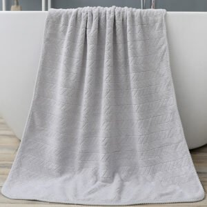 Coral Fleece Bath Towel – Thickening and Highly Absorbent for Ultimate Comfort