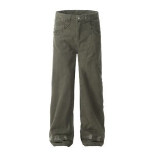 Women's Fashion Worn Workwear Casual Pants – Stylish & Comfortable Everyday Fit