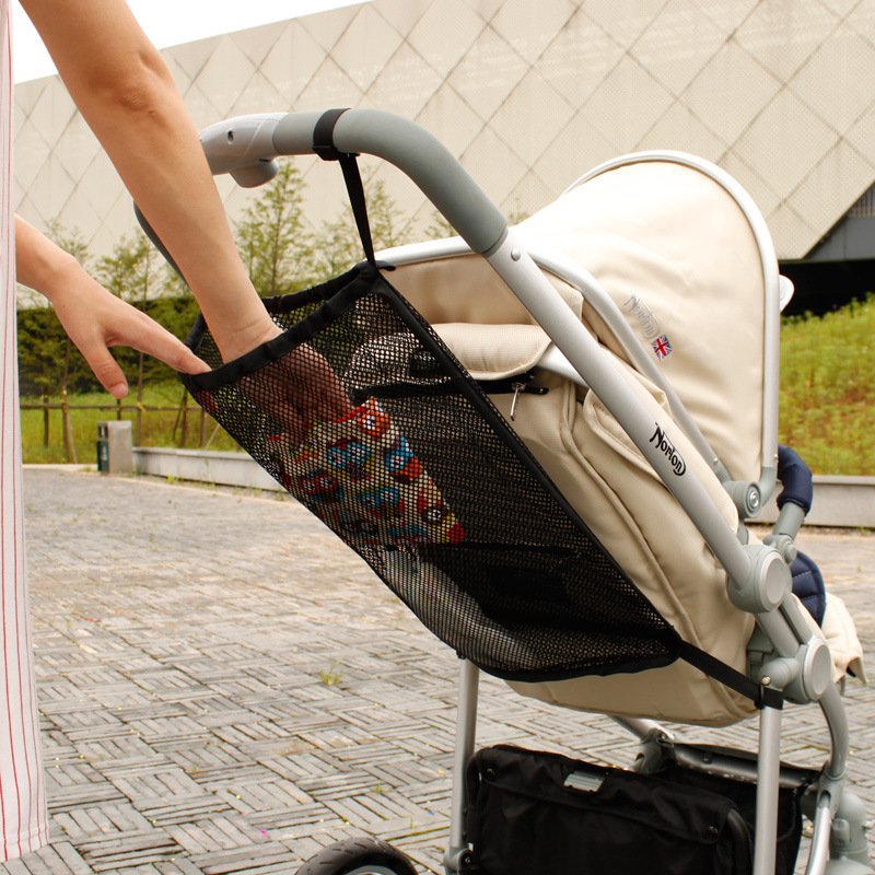 Summer Stroller Net Bag - Lightweight & Breathable Storage for Your Baby