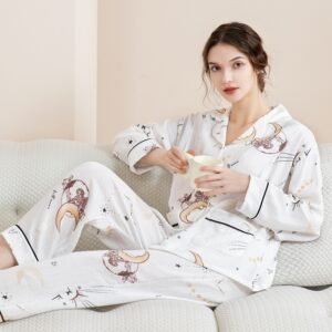 Women's Fashion Casual Cotton Home Wear Suit - Comfortable and Stylish Loungewear