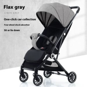 Pull Rod Type Summer Ultra-Light Stroller - Compact & Convenient for Travel