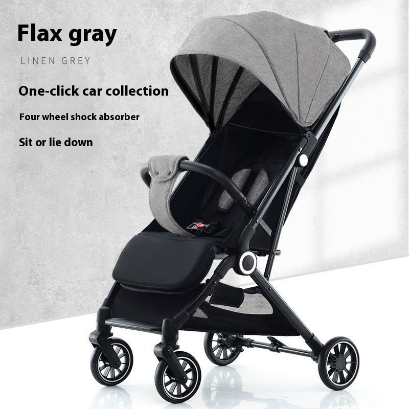 Pull Rod Type Summer Ultra-Light Stroller - Compact & Convenient for Travel