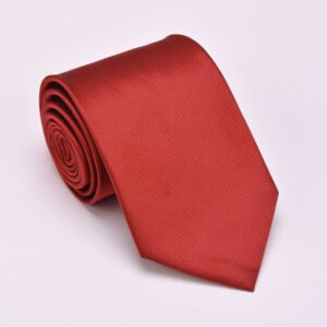 Men's Formal Wear Red Zipper Type Hand-Style Tie - Stylish & Convenient Necktie for Events