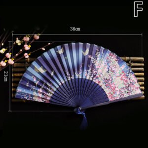 Ancient Style Folding Fan – Erqing Japanese Craft Gifts, Unique Handcrafted Fan