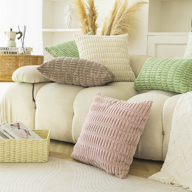 Throw Pillow Covers – Soft Boho Striped Pillow Covers for Modern Farmhouse Home Decor